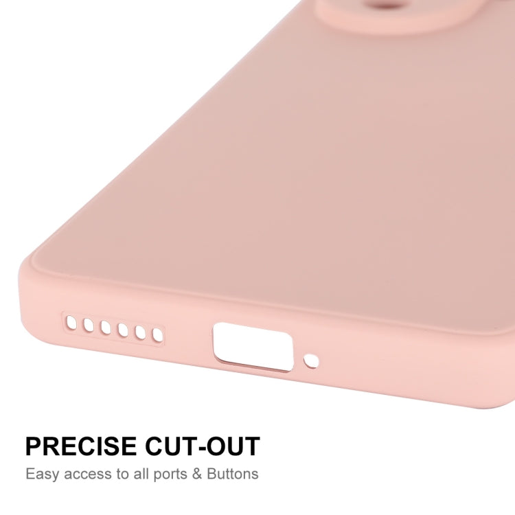 For Huawei Nova 11 ENKAY Liquid Silicone Phone Case with Tempered Glass Film(Pink) - Huawei Cases by ENKAY | Online Shopping UK | buy2fix