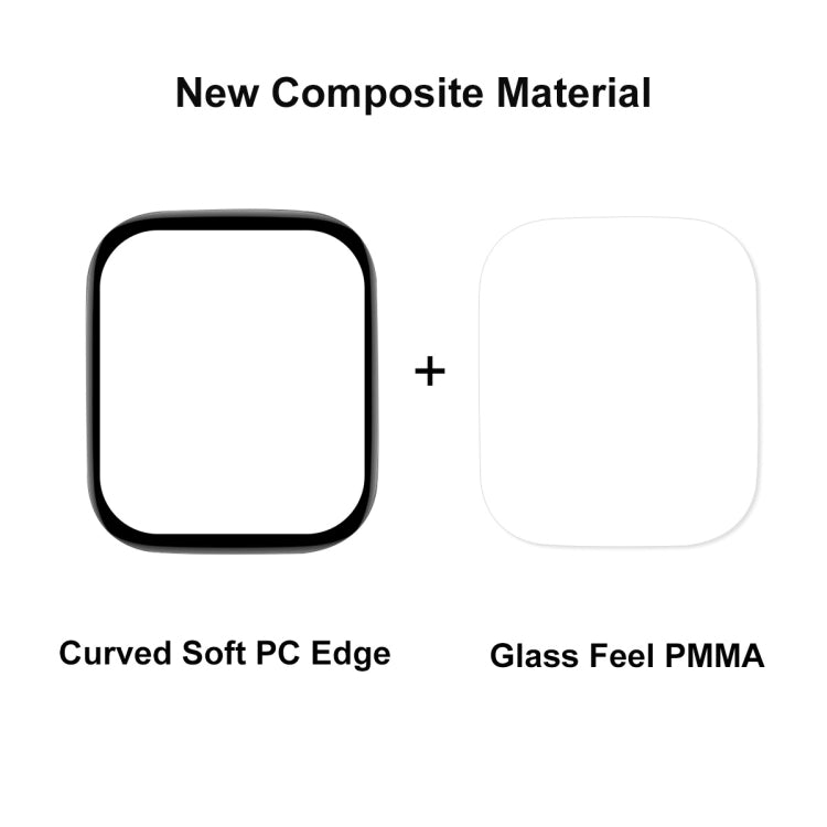 For Redmi Watch 3 Lite 2pcs ENKAY ENKAY 3D Full Coverage Soft PC Edge PMMA HD Screen Film - Screen Protector by ENKAY | Online Shopping UK | buy2fix