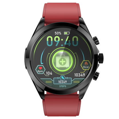 ET440 1.39 inch Color Screen Smart Silicone Strap Watch,Support Heart Rate / Blood Pressure / Blood Oxygen / Blood Glucose Monitoring(Red) - Smart Watches by buy2fix | Online Shopping UK | buy2fix