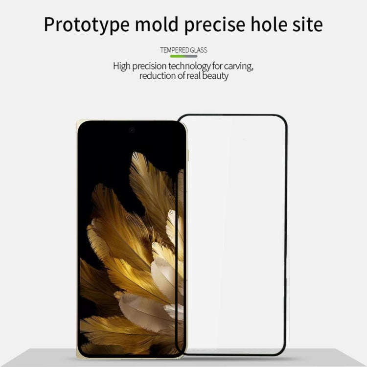 For OPPO Find N3 PINWUYO 9H 2.5D Full Screen Tempered Glass Film(Black) - OPPO Tempered Glass by PINWUYO | Online Shopping UK | buy2fix