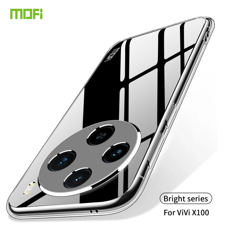 For vivo X100 MOFI Ming Series Ultra-thin TPU Phone Case(Transparent) - vivo Cases by MOFI | Online Shopping UK | buy2fix