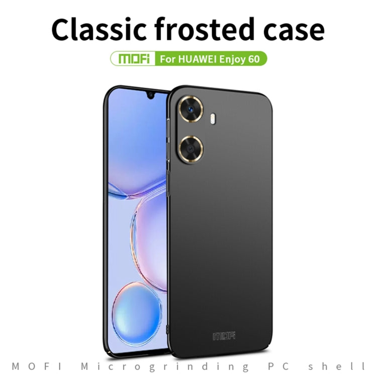 For Huawei Enjoy 60 MOFI Micro-Frosted PC Ultra-thin Hard Phone Case(Black) - Huawei Cases by MOFI | Online Shopping UK | buy2fix