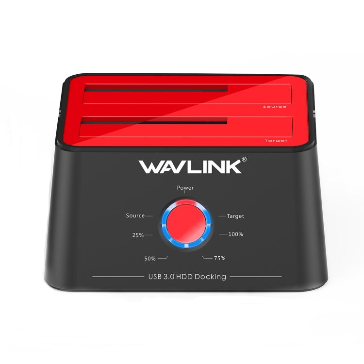 Wavlink ST334U SSD Dual Bay External Hard Drive Docking Station USB 3.0 to SATA I/II/III(US Plug) - External Hard Drives by buy2fix | Online Shopping UK | buy2fix