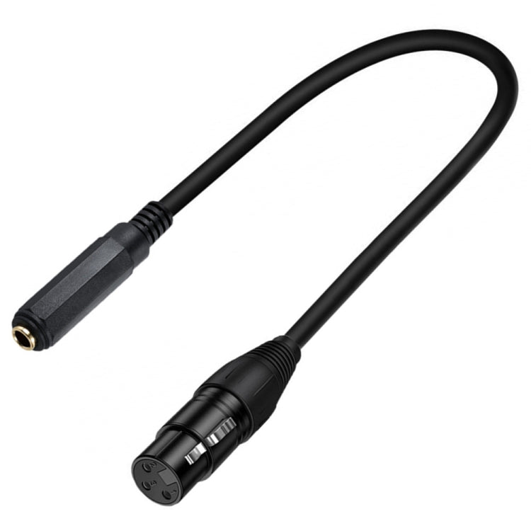 6.35mm Female to XLR Female JUNSUNMAY Speaker Audio Amplifier Connection Cable, Length: 50cm - Microphone Audio Cable & Connector by JUNSUNMAY | Online Shopping UK | buy2fix