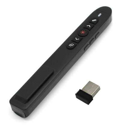 T5-H-A With Volume Control Laser Pointer 2.4G Wireless Presenter Remote Office Presentation -  by buy2fix | Online Shopping UK | buy2fix