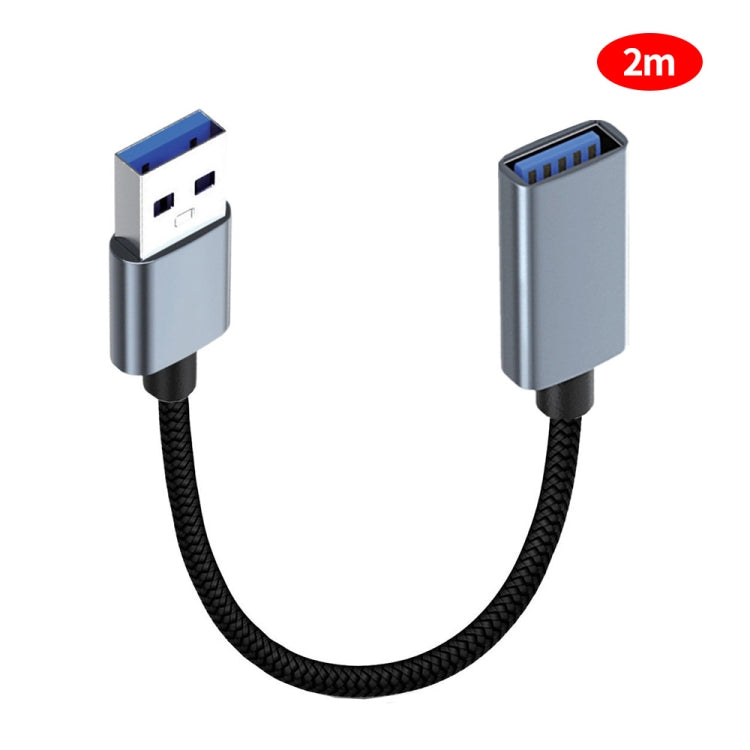 JUNSUNMAY 2A USB 3.0 Male to Female Extension Cord High Speed Charging Data Cable, Length:2m - USB Cable by JUNSUNMAY | Online Shopping UK | buy2fix