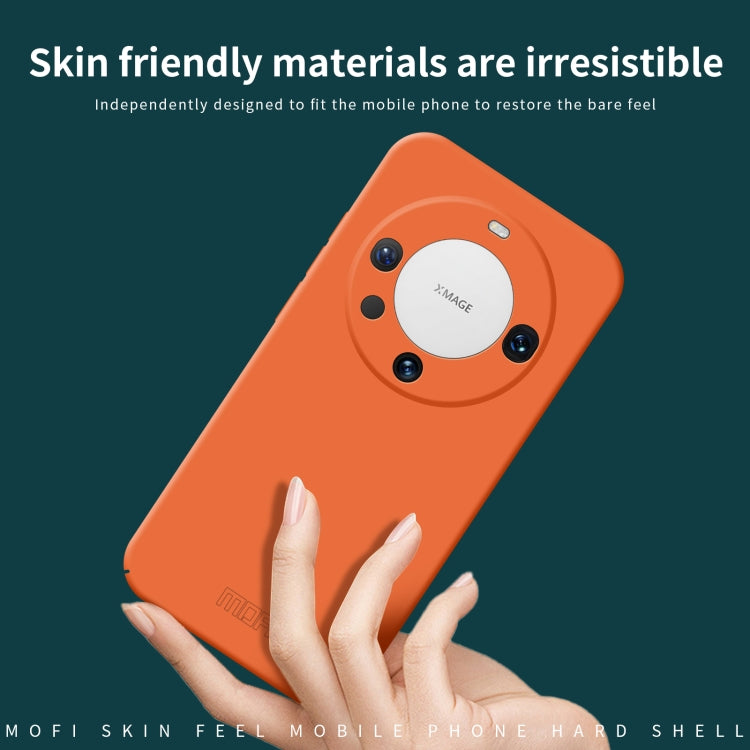 For Huawei Mate 60 Pro MOFI Qin Series Skin Feel All-inclusive PC Phone Case(Orange) - Huawei Cases by MOFI | Online Shopping UK | buy2fix