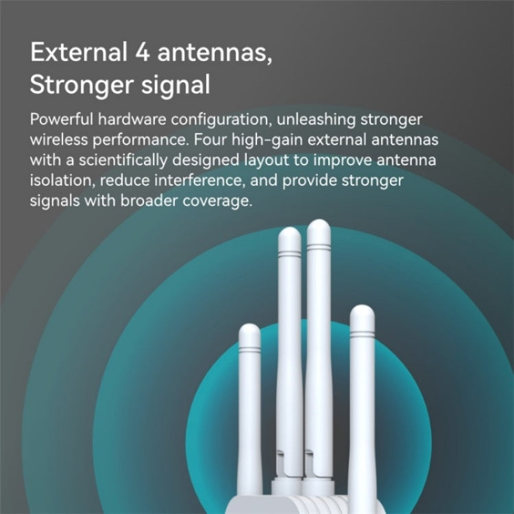 LB-LINK RE1200 1200M Dual Band WiFi Signal Amplifier Booster Wireless Repeater Extender - Broadband Amplifiers by LB-LINK | Online Shopping UK | buy2fix