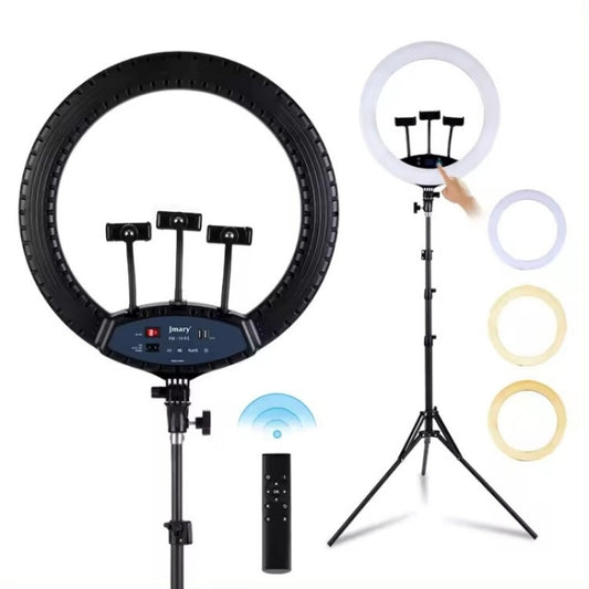 JMARY FM-19RS Photography LED Ring Fill Light 19-inch Touch Control Beauty Light(EU Plug) -  by Jmary | Online Shopping UK | buy2fix