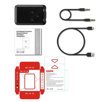 JDEX-TX10 Wireless 2-in-1 3.5mm Bluetooth 4.2 Audio Receiver And Transmitter Adapter - Audio Receiver Transmitter by buy2fix | Online Shopping UK | buy2fix