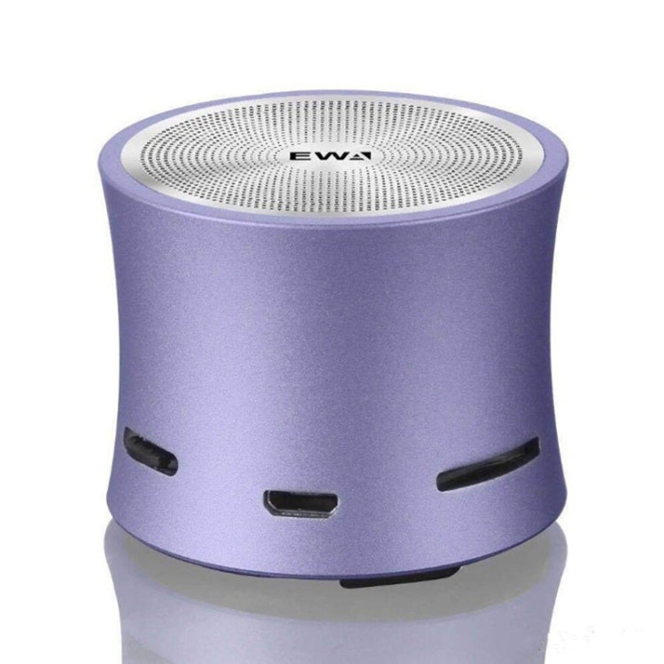 EWA A104 Bluetooth Speaker MP3 Player Portable Speaker Metallic USB Input MP3 Player Stereo Multimedia Speaker(Blue) - Mini Speaker by EWA | Online Shopping UK | buy2fix