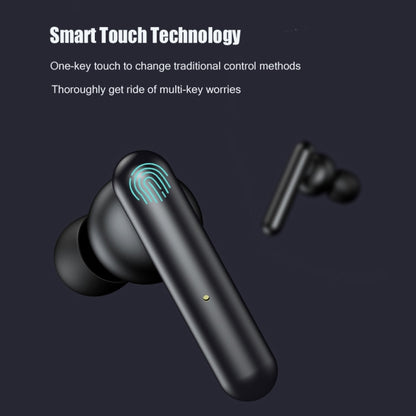 T10 Mini Touch Control Hifi TWS Wireless Bluetooth Earphones With Mic & Charger Box(Black) - TWS Earphone by buy2fix | Online Shopping UK | buy2fix