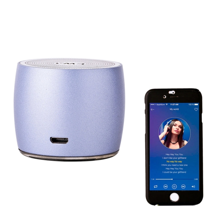 EWA A103 Portable Bluetooth Speaker Wireless Heavy Bass Bomm Box Subwoofer Phone Call Surround Sound Bluetooth Shower Speaker(Blue) - Mini Speaker by EWA | Online Shopping UK | buy2fix