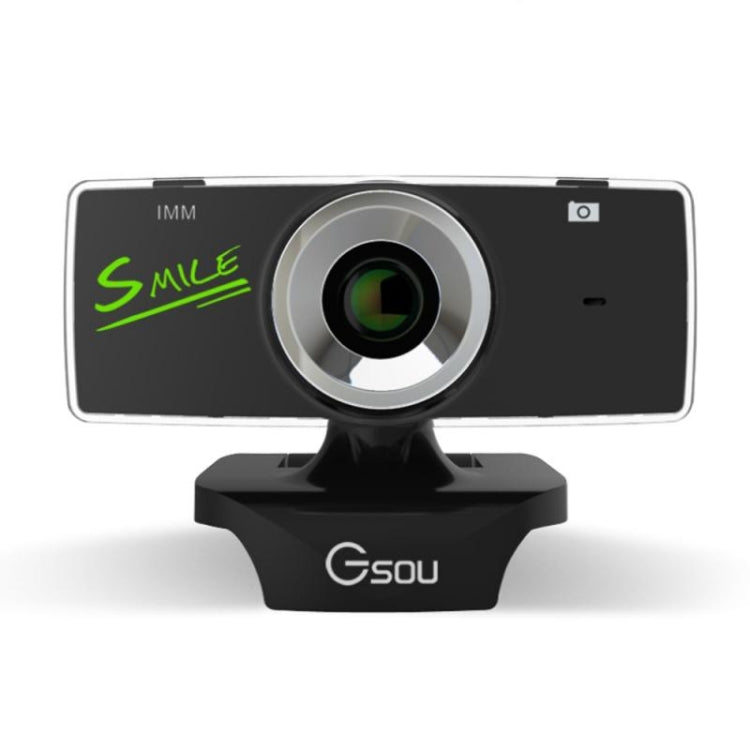 Gsou B18S HD Webcam Built-in Microphone Smart Web Camera USB Streaming Live Camera With Noise Cancellation - HD Camera by Gsou | Online Shopping UK | buy2fix