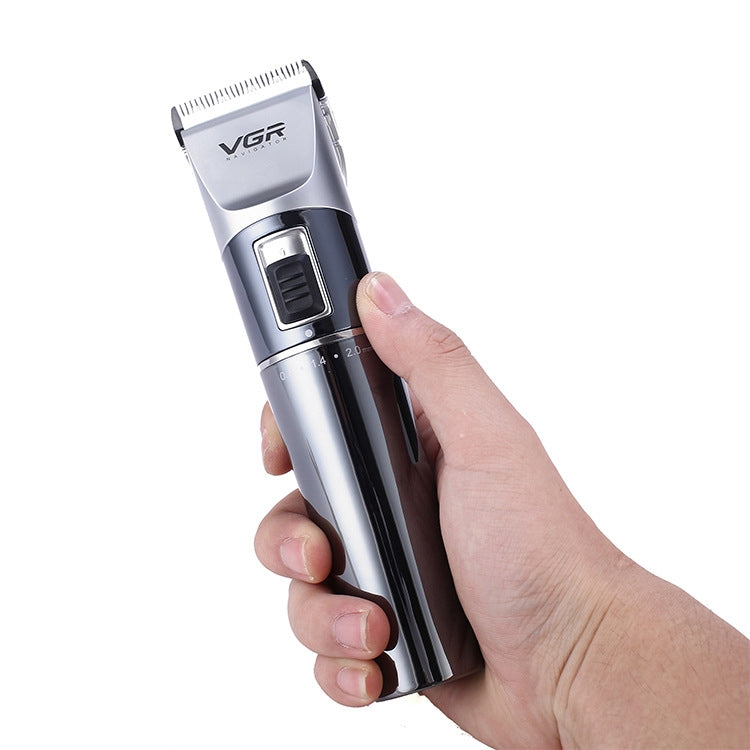 VGR V-002 12W Electric Hair Clipper with LED Display, Plug Type: EU Plug - Hair Trimmer by VGR | Online Shopping UK | buy2fix