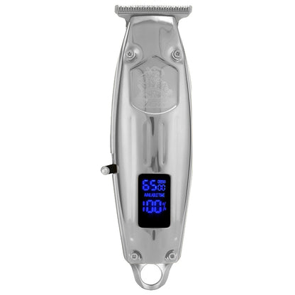 VGR V-220 5W USB Portable Metal Hair Clipper with LCD Display (Silver) - Hair Trimmer by VGR | Online Shopping UK | buy2fix