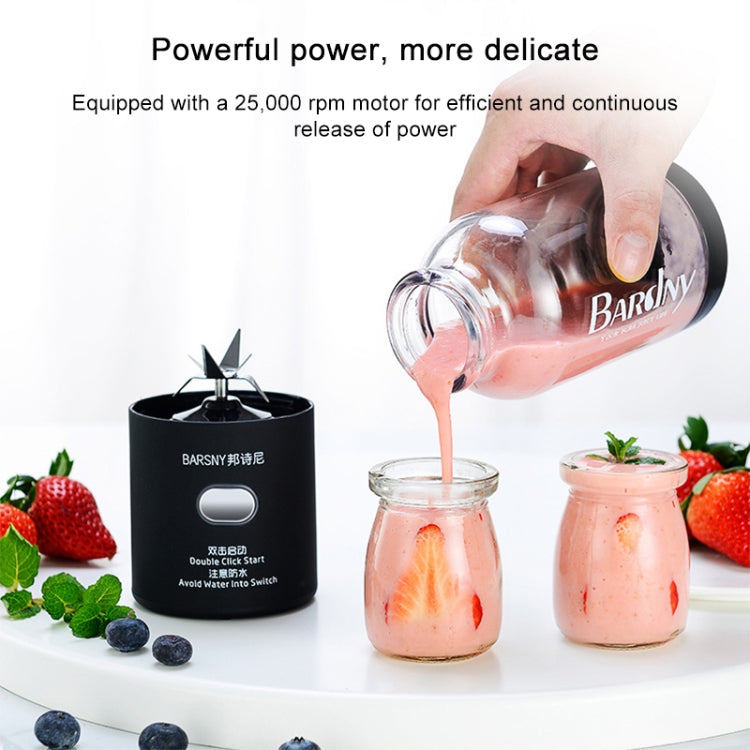 Multifunctional Juicer Rotatory Extractor Cup Portable USB Charge Juicer Blender with 6 Blades(Black) - Home & Garden by buy2fix | Online Shopping UK | buy2fix