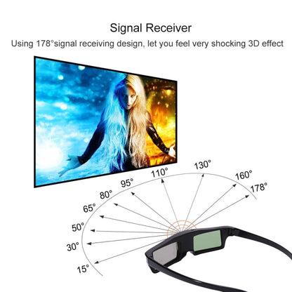 3D DLP-Link active glasses eyewear for BenQ Z4/H1/G1/P1 LG,NUTS,Acer,Optoma DLP-LINK projectors - VR Headset by buy2fix | Online Shopping UK | buy2fix