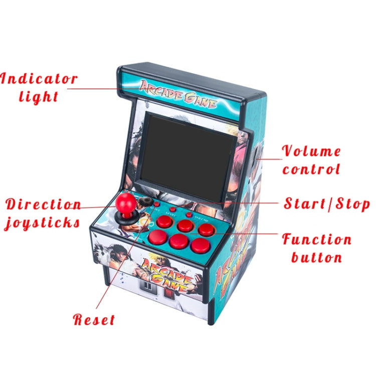 Retro Mini Arcade Handheld Game Console 16-bit Built-in 156 Games (Arcade 1 #) - Pocket Console by buy2fix | Online Shopping UK | buy2fix