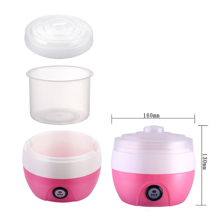 Electric Automatic Yogurt Maker Machine Yoghurt DIY Tool Kithchen Plastic Container 220V Capacity: 1L(Pink) - Yogurt Machine by others | Online Shopping UK | buy2fix