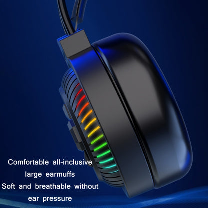 PANTSAN PSH-400 USB Computer Head-Mounted Luminous RGB Wired Headset, Specification:3.5mm Pink+Cat Ear - Multimedia Headset by PANTSAN | Online Shopping UK | buy2fix