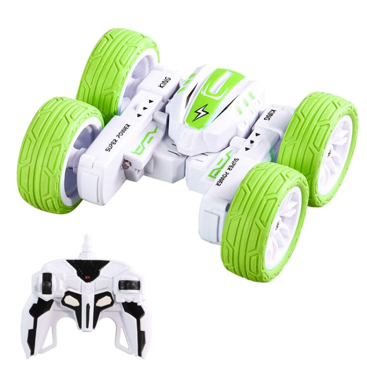 2.4G Remote Control Mini Light Drift Stunt 4WD Toy Car(Green) - RC Cars by buy2fix | Online Shopping UK | buy2fix