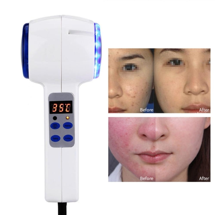 Face Care Device Hot Cold Hammer Cryotherapy Blue Photon Acne Treatment Skin Beauty Massager Lifting Rejuvenation Facial Machine - Beauty Instrument by buy2fix | Online Shopping UK | buy2fix