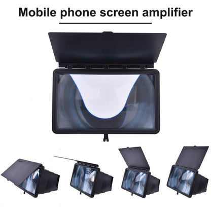 12 inch Anti-reflective Mobile Phone Magnifier Large Screen Projector 3D HD Video Amplifier(White) - Screen Magnifier by buy2fix | Online Shopping UK | buy2fix