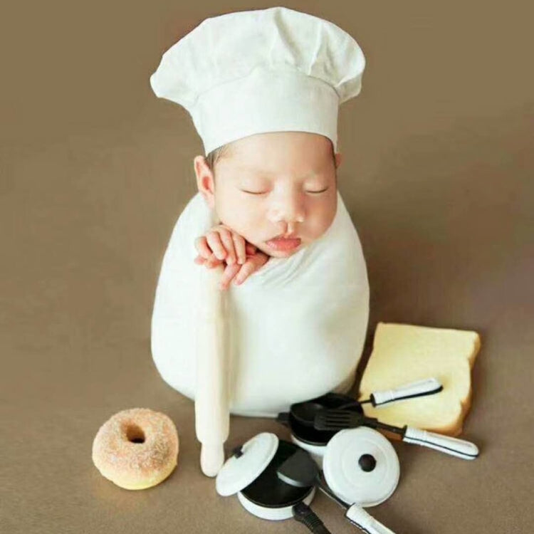 Bread 2 Pieces Newborn Babies Photography Clothing Chef Theme Set - Camera Accessories by buy2fix | Online Shopping UK | buy2fix