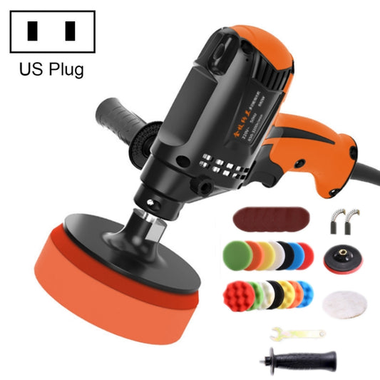 Car Beauty Sealing Glaze Polishing Machine Tile Repair Waxing Machine With Sponge Set, Model: 110V US Plug - In Car by buy2fix | Online Shopping UK | buy2fix