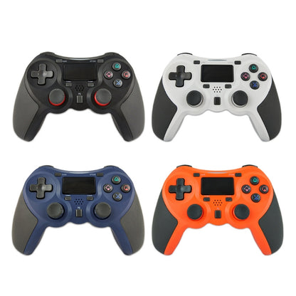 Rubberized Wireless Game Controller Bluetooth Handle for PS4 Host(Orange) - Gamepads by buy2fix | Online Shopping UK | buy2fix