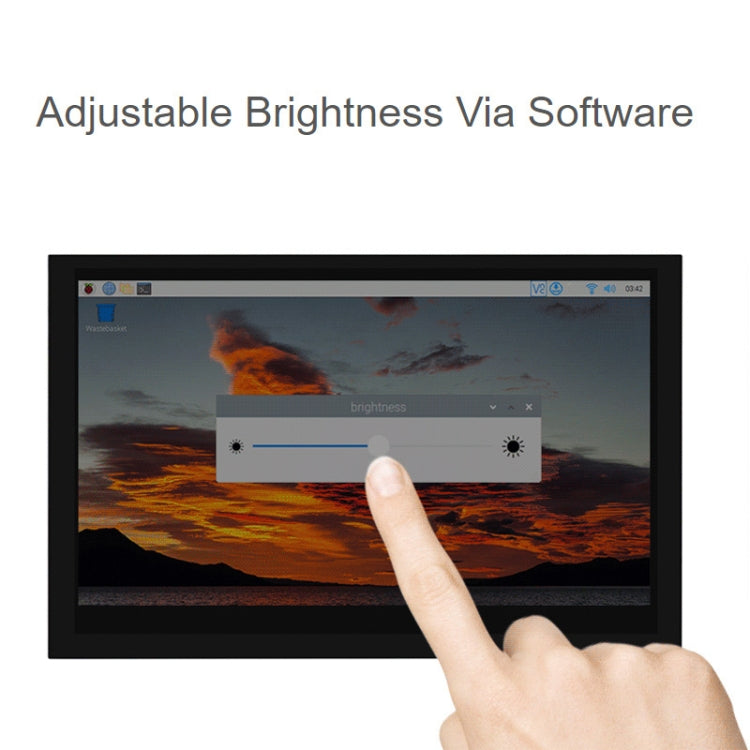 Waveshare 4.3 Inch DSI Display 800×480 Pixel IPS Display Panel, Style:Touch Display - LCD & LED Display Module by Waveshare | Online Shopping UK | buy2fix