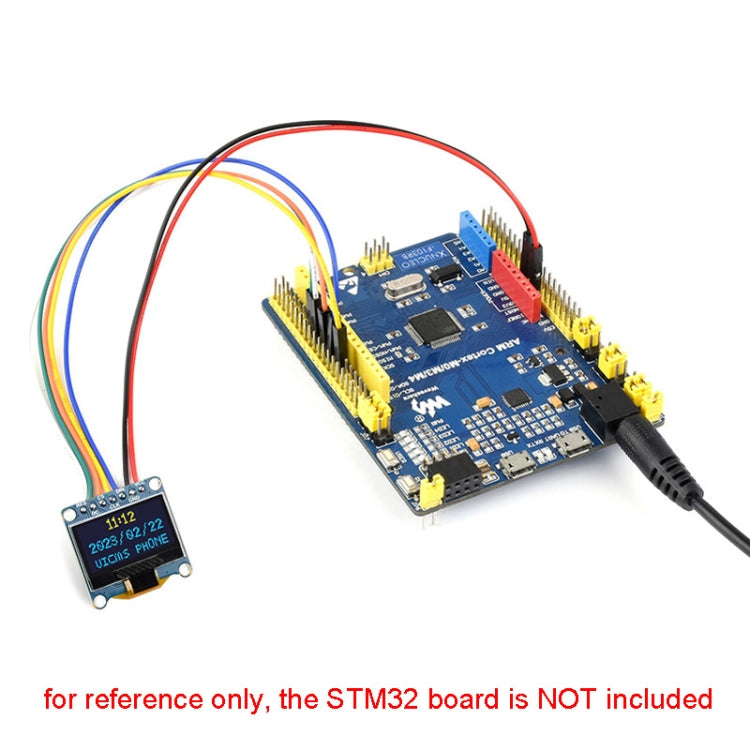 Waveshare 0.96 inch OLED Display Module, 128×64 Resolution, SPI / I2C Communication(E Blue) - Consumer Electronics by Waveshare | Online Shopping UK | buy2fix