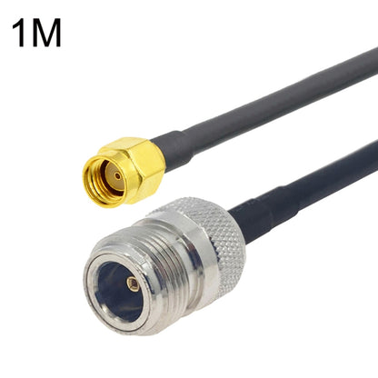 RP-SMA Male to N Female RG58 Coaxial Adapter Cable, Cable Length:1m - Connectors by buy2fix | Online Shopping UK | buy2fix