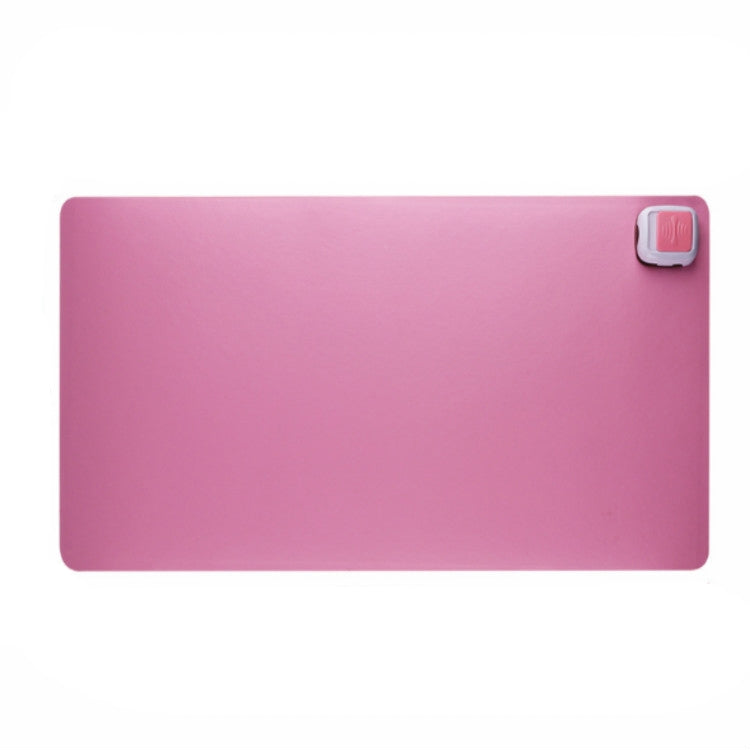 220V Electric Hot Plate Writing Desk Warm Table Mat Blanket Office Mouse Heating Warm Computer Hand Warmer Desktop Heating Plate, Color:Pink Big Size, CN Plug - Mouse Pads by buy2fix | Online Shopping UK | buy2fix