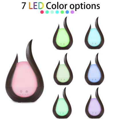 200ml Ultrasound Air Humidifier Aroma Essential Oil Diffuser 7 Colors LED Night Light Cool Mist Maker, Plug Type: UK  Plug(Marble Base) - Home & Garden by buy2fix | Online Shopping UK | buy2fix
