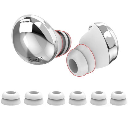 For Samsung Galaxy Buds Pro AhaStyle PT168 Silicone Earphone Earcups, Size:S+M+L(White) - Anti-dust & Ear Caps by AhaStyle | Online Shopping UK | buy2fix