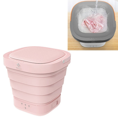 MOYU XPB30-F1 Portable Mini Automatic Household Folding Bucket Type Travel Washing Machine(Pink) - Home & Garden by buy2fix | Online Shopping UK | buy2fix