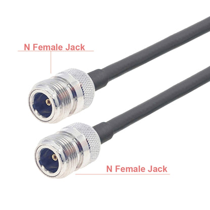 N Female To N Female RG58 Coaxial Adapter Cable, Cable Length:10m - Connectors by buy2fix | Online Shopping UK | buy2fix