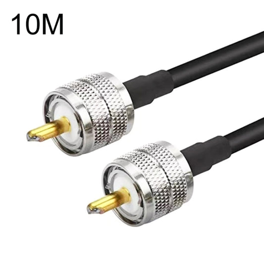 UHF Male To UHF Male RG58 Coaxial Adapter Cable, Cable Length:10m - Connectors by buy2fix | Online Shopping UK | buy2fix