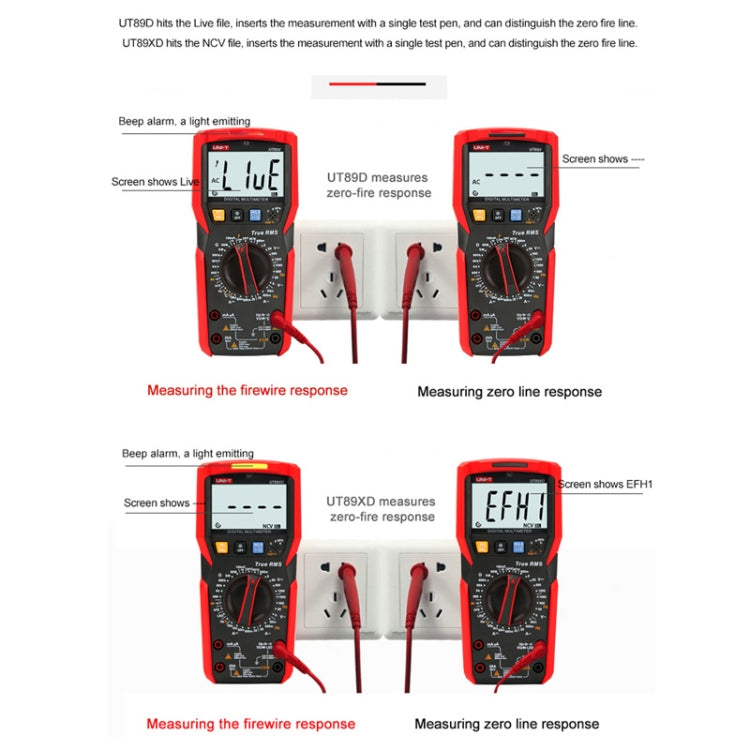 UNI-T UT89XE Digital High-Precision Multimeter Digital Display Multi-Meter - Consumer Electronics by UNI-T | Online Shopping UK | buy2fix