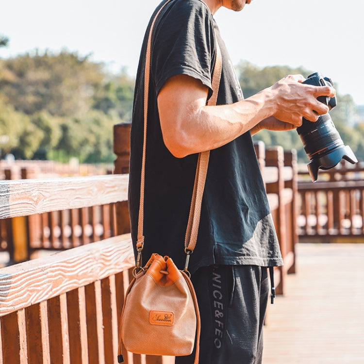 S.C.COTTON Camera Lens Protection Bag Liner Bag Waterproof Camera Storage Bag, Size: M(Blue) - Soft Bag by S.C.COTTON | Online Shopping UK | buy2fix