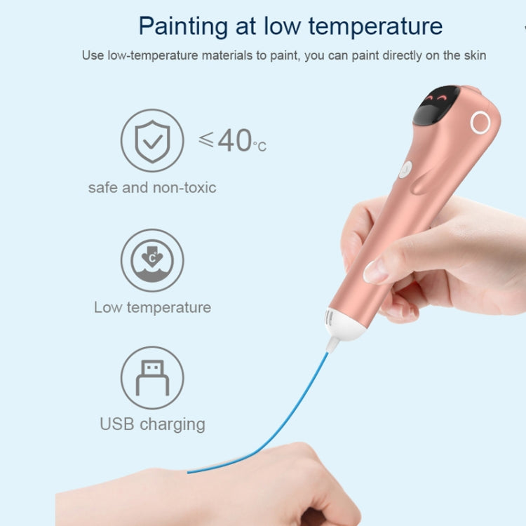 3D Printing Pen Low Temperature Painting Pen With 55m PCL(Blue) - Consumer Electronics by buy2fix | Online Shopping UK | buy2fix