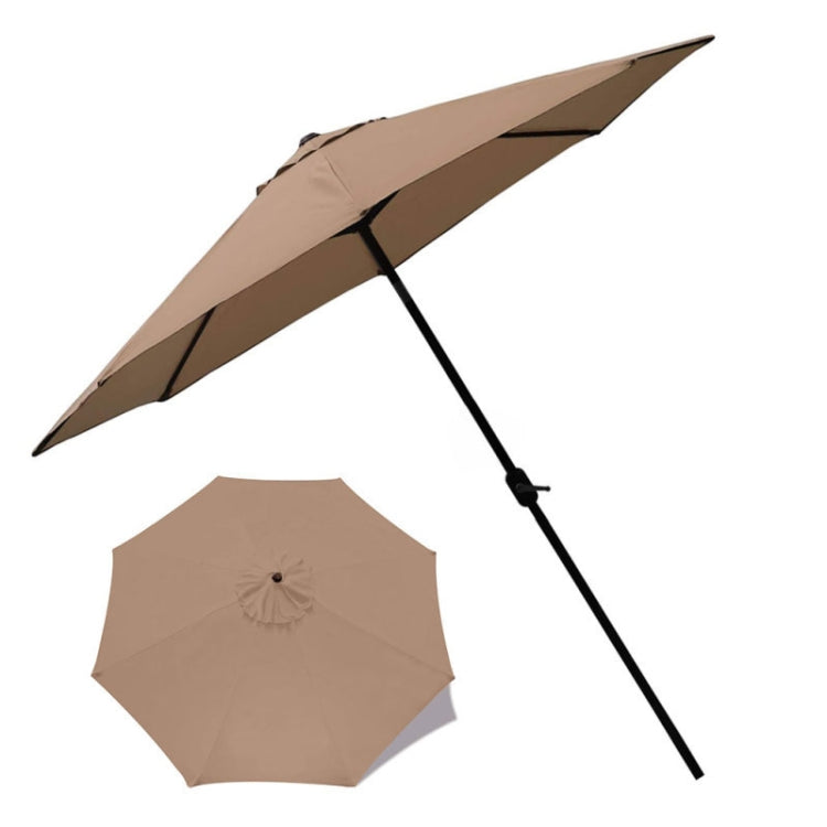 Polyester Parasol Replacement Cloth Round Garden Umbrella Cover, Size: 3m 8 Ribs(Khaki) - Outdoor & Sports by null | Online Shopping UK | buy2fix