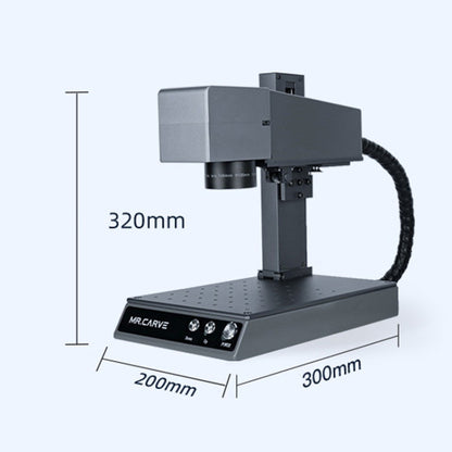 DAJA M1 Pro 10W Metal Nameplate High Precision Characters Laser Carving Machine, Style:R3 Rotating Shaft+RF1 Ring Fixture(EU Plug) - Consumer Electronics by DAJA | Online Shopping UK | buy2fix