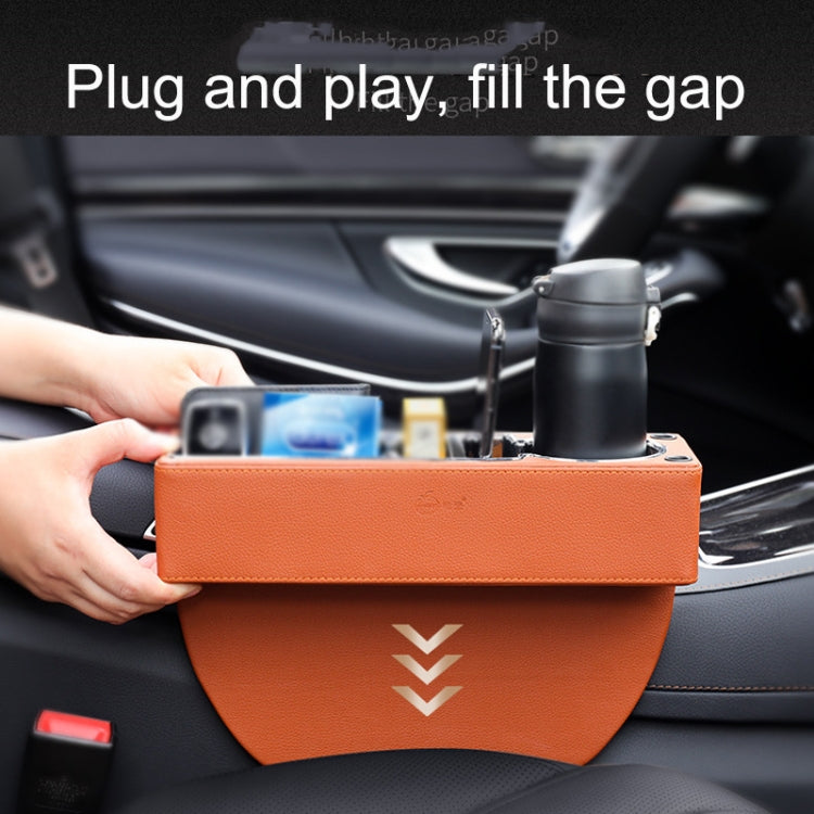 SUSISUN SNH010 Car Seat Gap Storage Box, Style:Positive Drive USB Charging(Black) - In Car by SUSISUN | Online Shopping UK | buy2fix