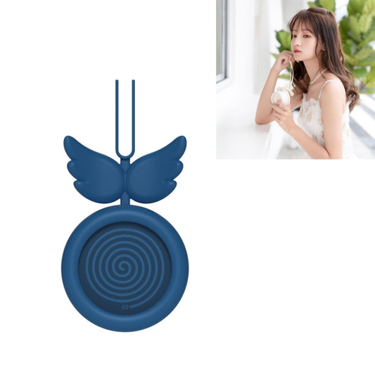 USB Charging Fan Brushless Hanging Neck Mini Sling Lazy Fan(Blue) - Consumer Electronics by buy2fix | Online Shopping UK | buy2fix