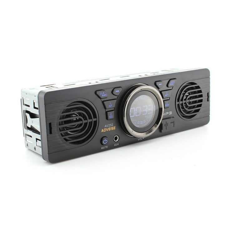 AOVEISE AV252 12V Car SD Card MP3 Audio Electric Car Radio with Speaker Bluetooth Speaker(Bluetooth version) - Car Amplifiers by AOVEISE | Online Shopping UK | buy2fix