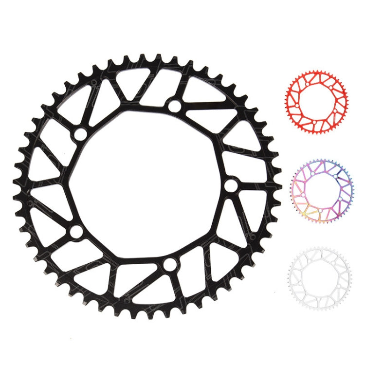 Litepro LP Positive and Negative Teeth Single Disc 130MM BCD Folding Bicycle Sprocket Wheel, Specification:56T(Black) - Bicycle Brake Parts by Litepro | Online Shopping UK | buy2fix