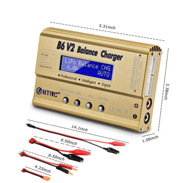 HTRC B6 V2 Model Airplane Charger Smart Balance Charger, AU Plug - Toys & Hobbies by HTRC | Online Shopping UK | buy2fix